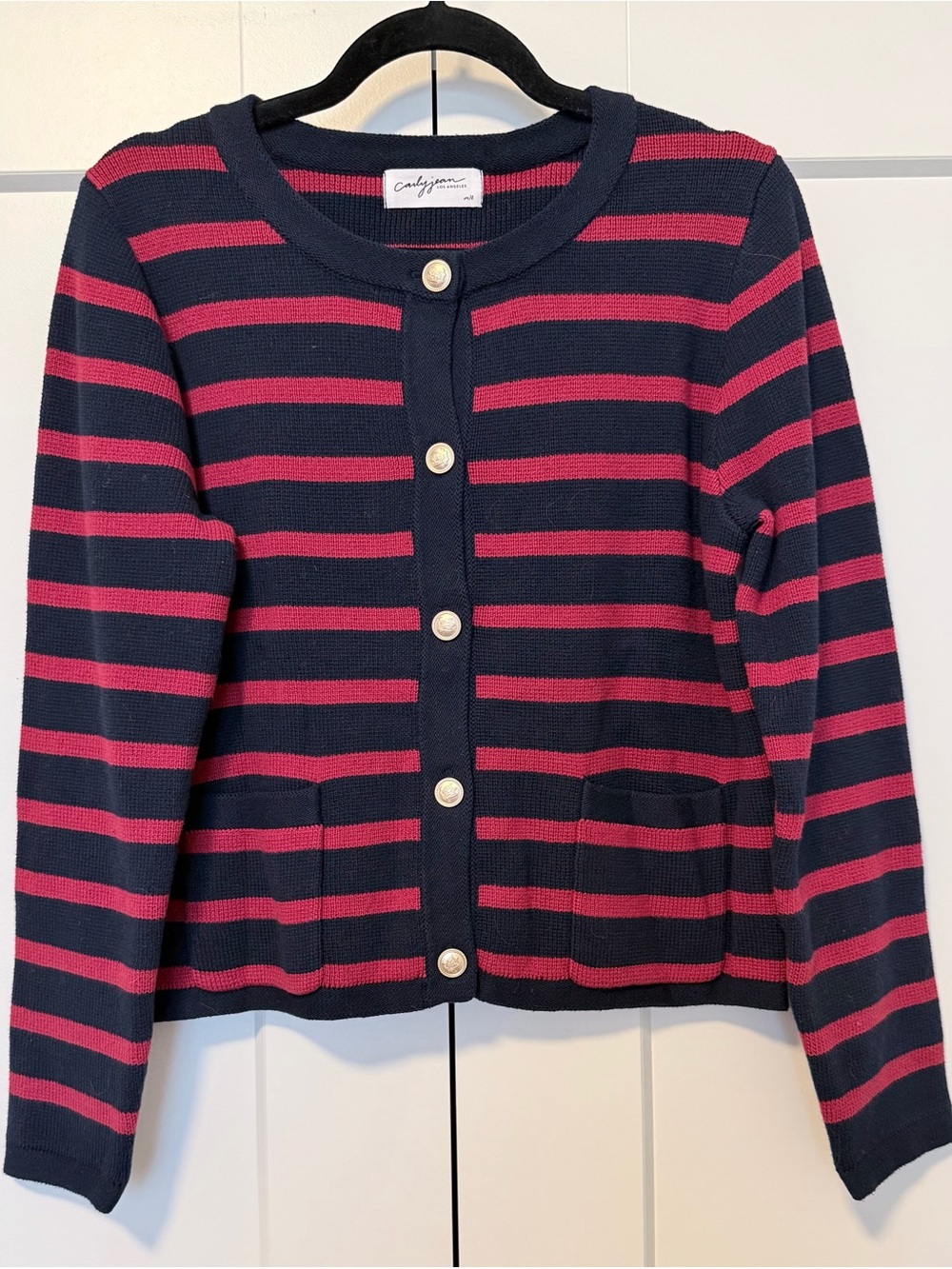 Brand New CJLA Striped Cardigan- size M/L